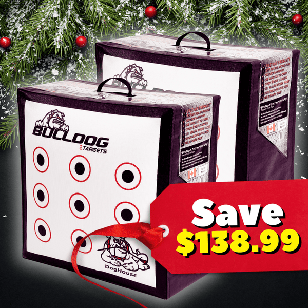 🎁 CHRISTMAS BUNDLE 🎁 DogHouse XP PLUS 2 - PK (SAVE $138.99) - Best Archery Targets by Bulldog Targets