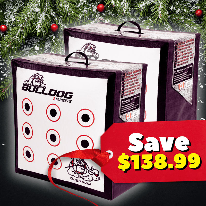 🎁 CHRISTMAS BUNDLE 🎁 DogHouse XP PLUS 2 - PK (SAVE $138.99) - Best Archery Targets by Bulldog Targets