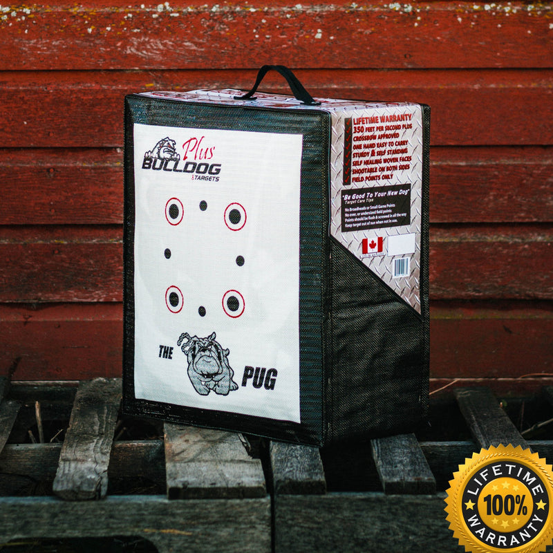 Doghouse Pug Archery Target - Best Archery Targets by Bulldog Targets